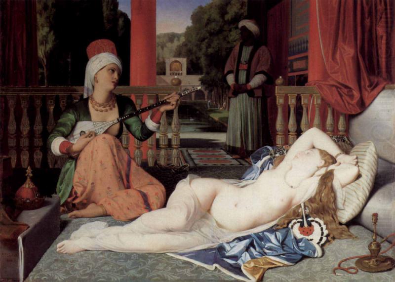 Jean Auguste Dominique Ingres Odalisque with Slave china oil painting image